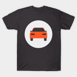 Car icon. Flat design. T-Shirt